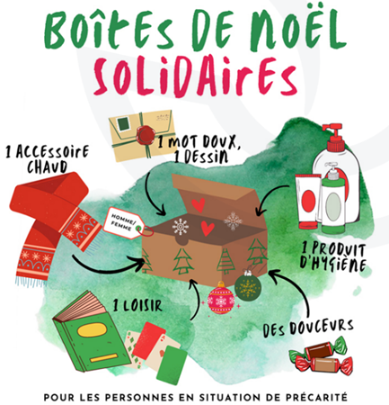 affiche noël solidaire
